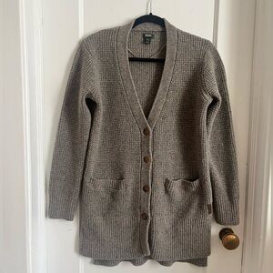 Roots Lambs Wool Cardigan Sweater